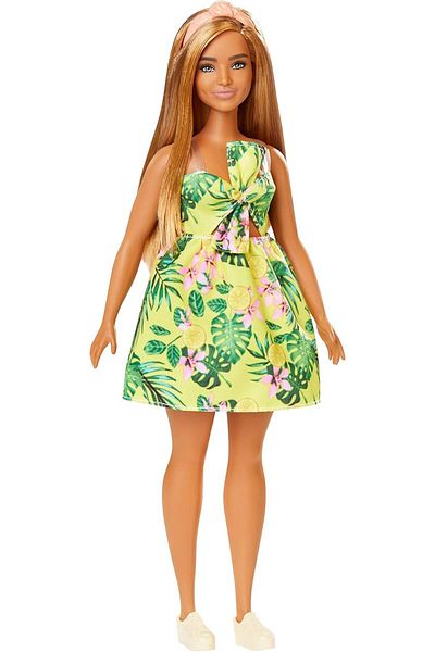 Barbie Fashionistas Doll with Long Blonde Hair - Tropical Outfit