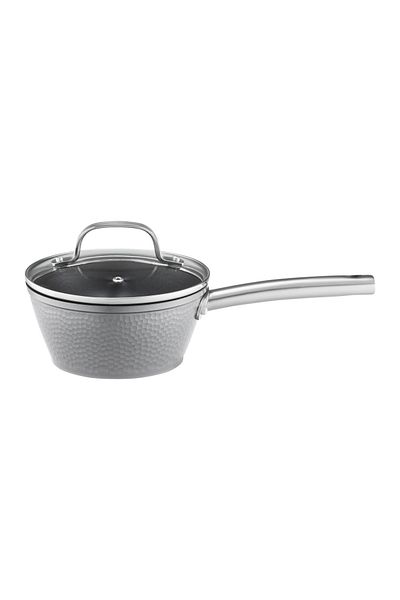 Ambition Saucepan with lid 16cm, 1.1L, Qualum Basic coating, Bubble