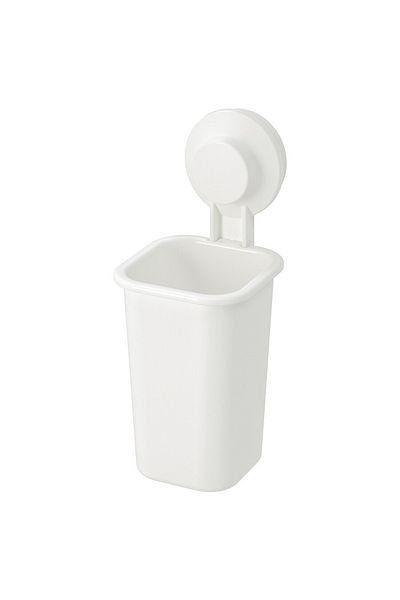 IKEA Ikea Tisken Toothbrush Holder With Suction Cup, White