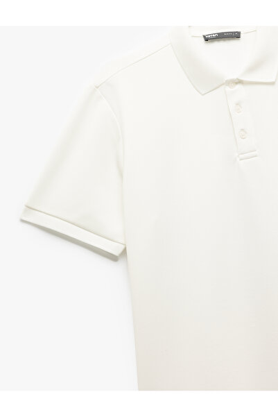 Koton Pique Fabric Short Sleeve Slim Fit Polo Neck T-Shirt