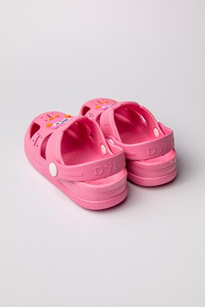 The Red Kids Owl Figured Non-Slip Soft Sole Slippers Pink