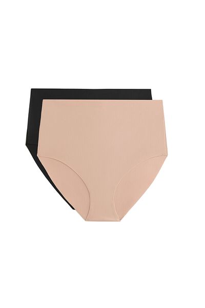 Oysho 2 invisible polyamide blend medium-support classic briefs