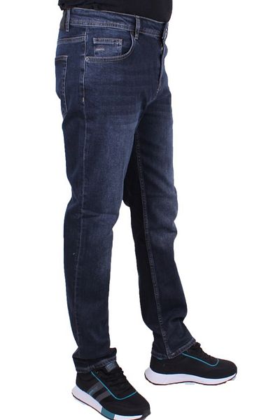 Twister Jeans Pantaloni de blugi pentru bărbați Twister Martin 735 bleumarin cu talie normală cu picior normal