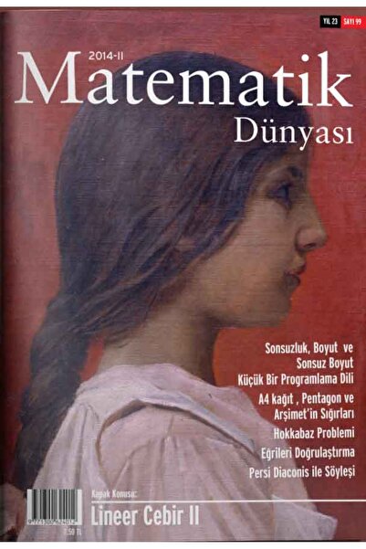 Nesin Matematik Köyü Matematik Dünyası Dergisi Sayı:99 Yıl:2014 - II