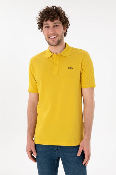 U.S. Polo Assn. Men's Yellow Basic T-Shirt 50306007 -Vr094