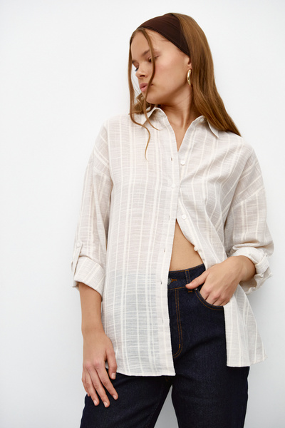 urban focus Glitter Oversize Shirt
