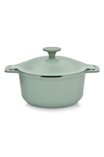 Ambition Pot with lid 20cm, 2.6L, Qualum Basic coating, Fern