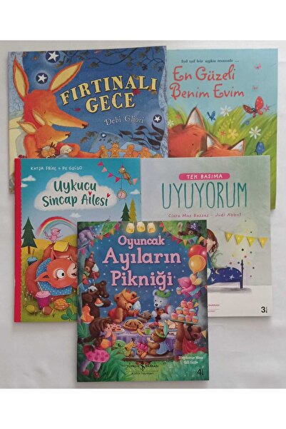 TÜRKİYE İŞ BANKASI KÜLTÜR YAYINLARI OYUNCAK AYILARIN PİKNİĞİ,UYUYORUM,UYKUCU ...