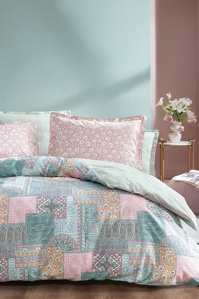 Yataş Matilda Single Ranforce Duvet Cover Set - Pink