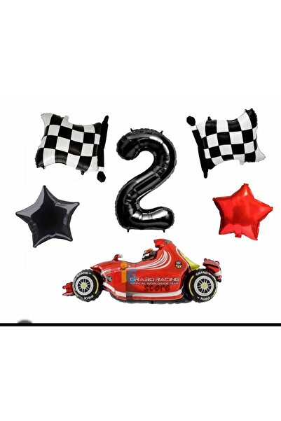 SihirliParti Race Cars Balloon Set