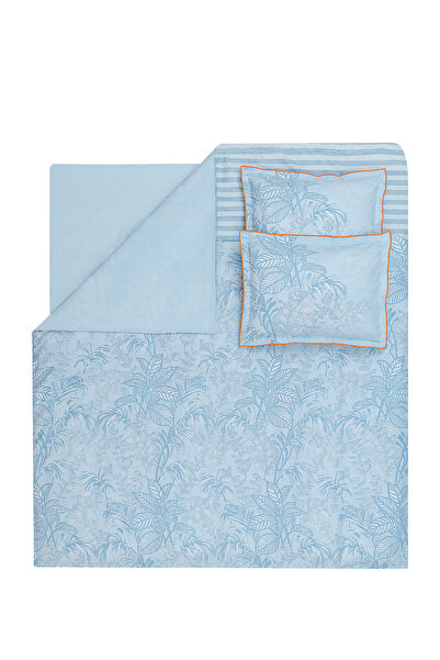 Yataş Berry Double Ranforce Duvet Cover Set - Blue