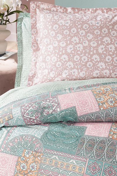 Yataş Matilda Single Ranforce Duvet Cover Set - Pink