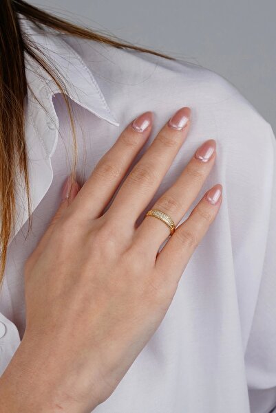 Arpaş Güzide 14 Ayar Altın Taşlı Yüzük