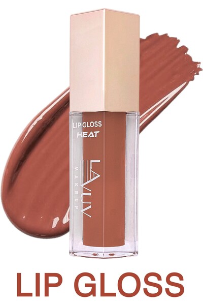 La vuv ملمع شفاه لامع غير لزج من لا فوف مكياج