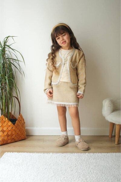 Yalçınoğlu Kids Special for Little Ladies I Elegance and Comfort Combined I 2-Piece Girls' Holiday Suit