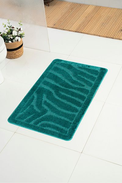 Moda Dekor Τυπικό Zebra Green 60x100 - 60x50cm Ματ Μπάνιου 2 τεμαχίων