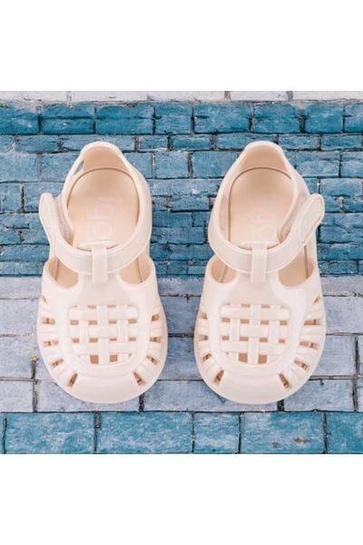 IGOR Child Solid Sanalatı | Velcro | Daily and In-Water Use | Non-Slip Sole