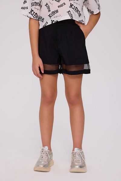 Iceberg Bg Store Girls' Black Shorts