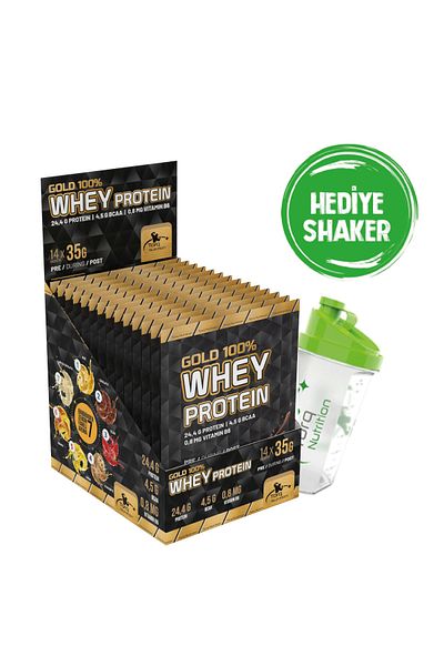 Torq Nutrition 35 gr Gold Whey Protein - 14 Sachets Banana