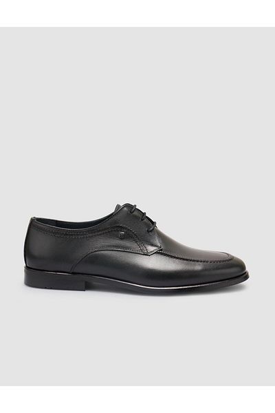 Cabani 100% Genuine Leather Black Men's Classic Shoes