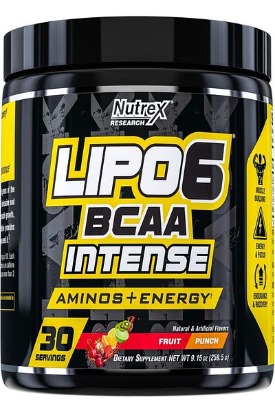 Nutrex NUT LIPO6 BCAA INTENSE 30S FRUIT PUNCH 259G