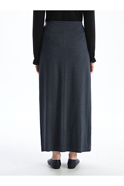 LC Waikiki Lcw Grace Print A-Line Women's Skirt with Zippered Waist