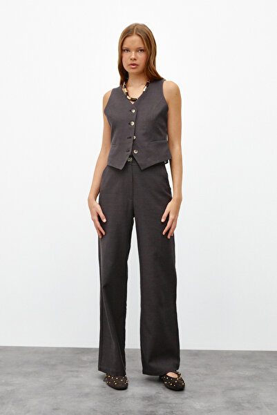 urban focus Lastikli Palazzo Pantolon