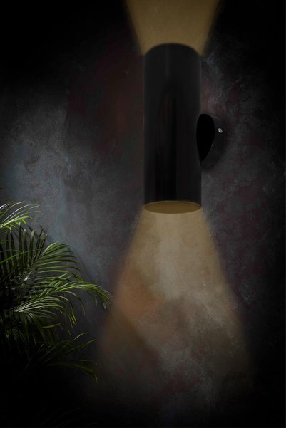 D-light Parla Pipe Sconce Black