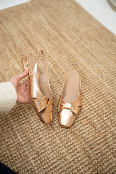 LAMİNTA Goldie Rose Flat Casual Women's Ballerinas