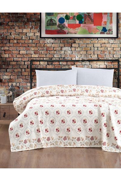 ETE HOMETEX Etehometex Double Person Printed Cotton Pique