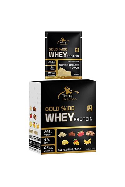 Torq Nutrition White Chocolate - Gold Whey Protein 35gr x 7 Sachets
