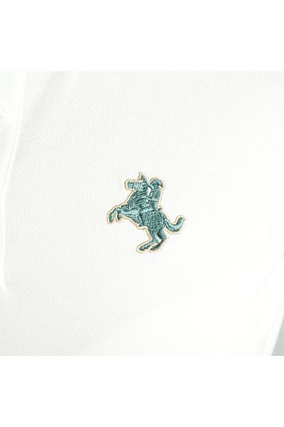 Giordano Women's Slim Fit Pique Bold Polo with Embroidery