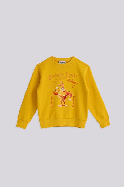 Iceberg Bg Store Boy's Yellow Sweatshirt