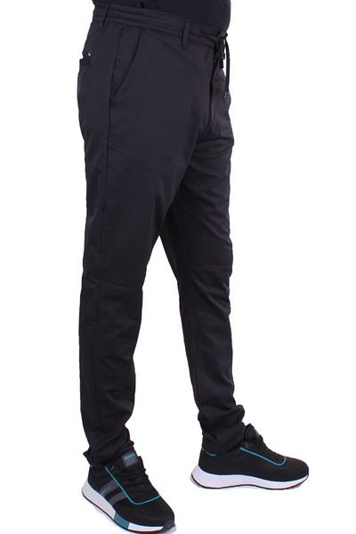 Twister Jeans Pantaloni de pânză pentru bărbați Twister Crespo 794 negri cu talie normală