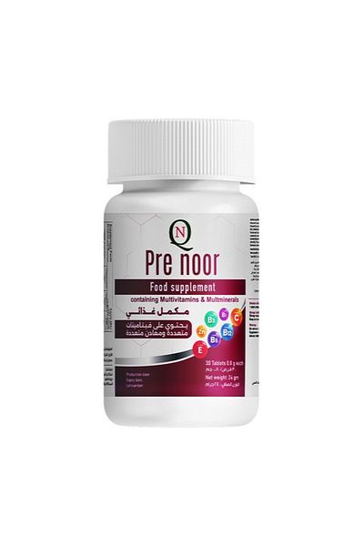 NQ Pre Noor Multivitamins & Multimineral For General Health - 30 Tablets
