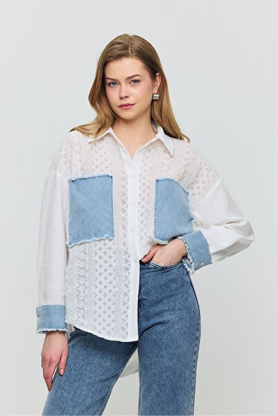 Rays Кот Гарнілі Дентлі Сорочка - Екрю 1413