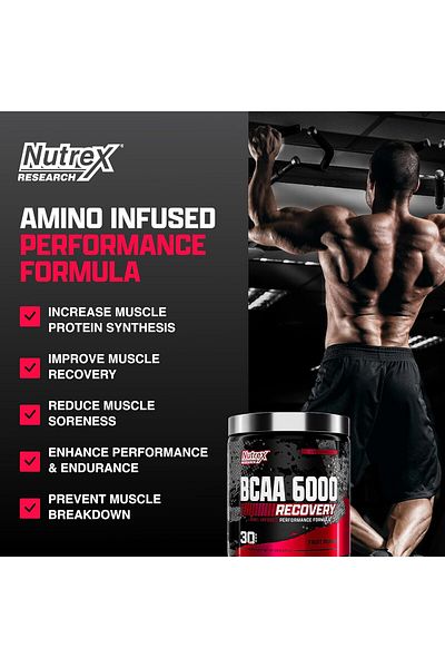 Nutrex BCAA 6000 30SERV FRUIT PUNCH 231G