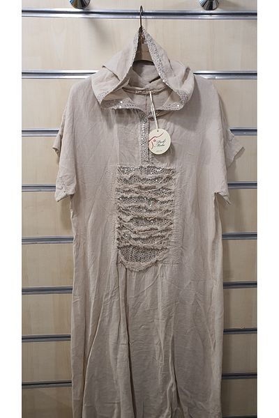 Park Moda ΙΤΑΛΙΚΟ ΛΙΝΟ ΦΟΡΕΜΑ ΜΕ ΠΟΥΛ ΛΕΠΤΟΜΕΡΗ ΚΡΟΣΙΑ