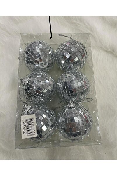 eğlencemarketi Pasta Üstü Disco Topu Kürdan Süs 5 cm 6 lı