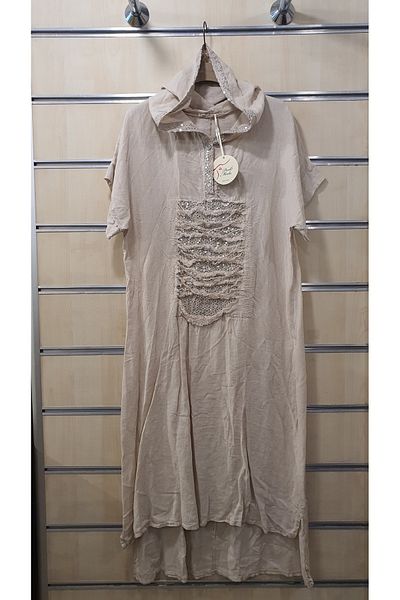 Park Moda ΙΤΑΛΙΚΟ ΛΙΝΟ ΦΟΡΕΜΑ ΜΕ ΠΟΥΛ ΛΕΠΤΟΜΕΡΗ ΚΡΟΣΙΑ