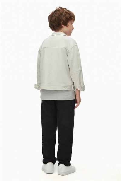 nk kids NK KIDS 48347 СИВО МЕТАЛНО ЯКЕ ЗА МОМЧЕ