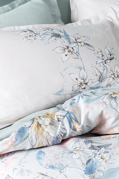 Yataş Madre King Size Cotton Satin Duvet Cover Set - Beige
