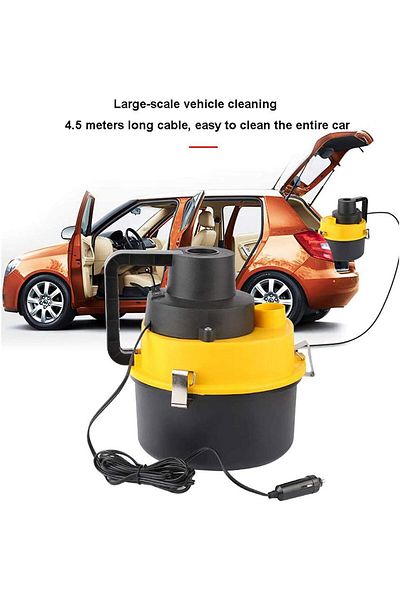 COOYA Car Vacuum Cleaner, High-Power Drum Dry And Wet ,  For Large Motor Multifunctional Vehicle