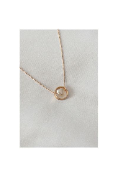 Skygo Gold Color Minimal Heart Figure Women's Necklace - TJ-BKO6850
