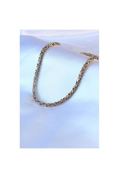 Skygo 316L Steel Mix Color King Chain Model Men's Necklace - TJ-ERK1321