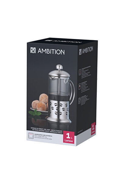 Ambition Tea or coffee infuser filter 1L, coffee bean pattern, Larissa