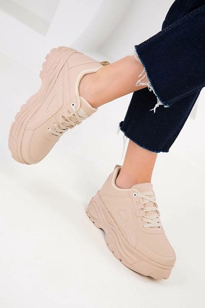 Zerenyus Pantofort de damă ortopedic cu talpă groasă Melek 6 cm - piele