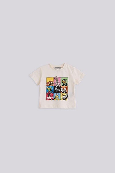 Iceberg BG Store Erkek Bebek Kırık Beyaz Tshirt