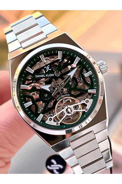 Daniel Klein 30 Mt Water Resistant Men's Wrist Watch with Automatic and Manual Winding Fdk.13857.F3
