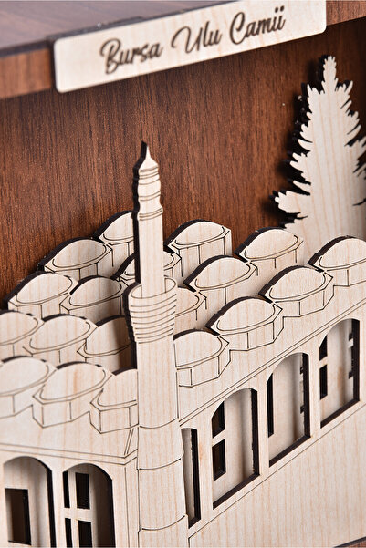 Stemist Box Demonte Bursa Ulu Camii Maketi – Ahşap Eğitici Ve Dekoratif Kendin Yap Camii Modeli